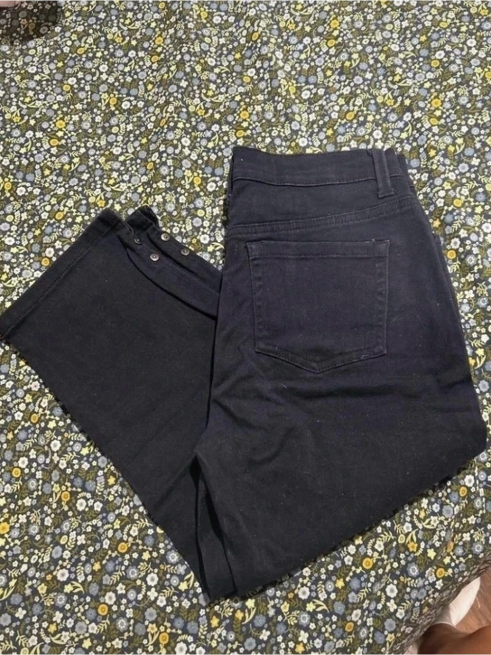 Gloria Vanderbilt Black Slim Straight Jeans